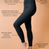 Gerippte, multifunktionelle Leggings - Thumbnail Image 4